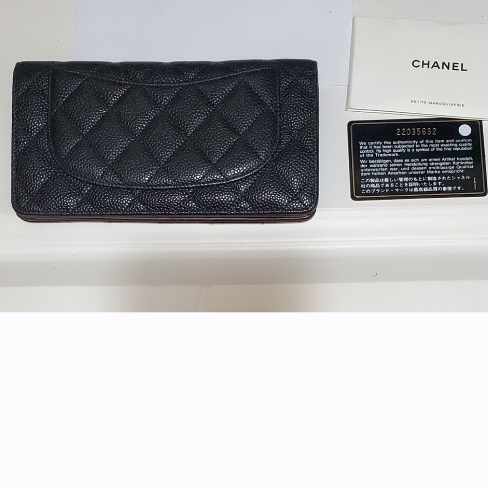 CHANEL Caviar Long wallet - Picture 6 of 10